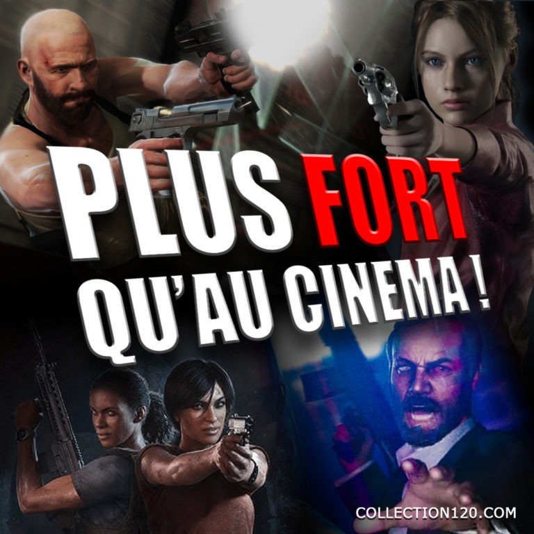 5 jeux plus forts qu'au cinéma